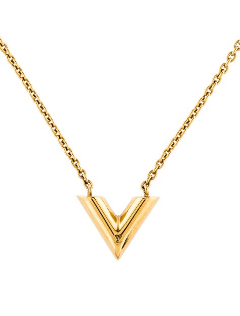 Louis Vuitton v necklace price